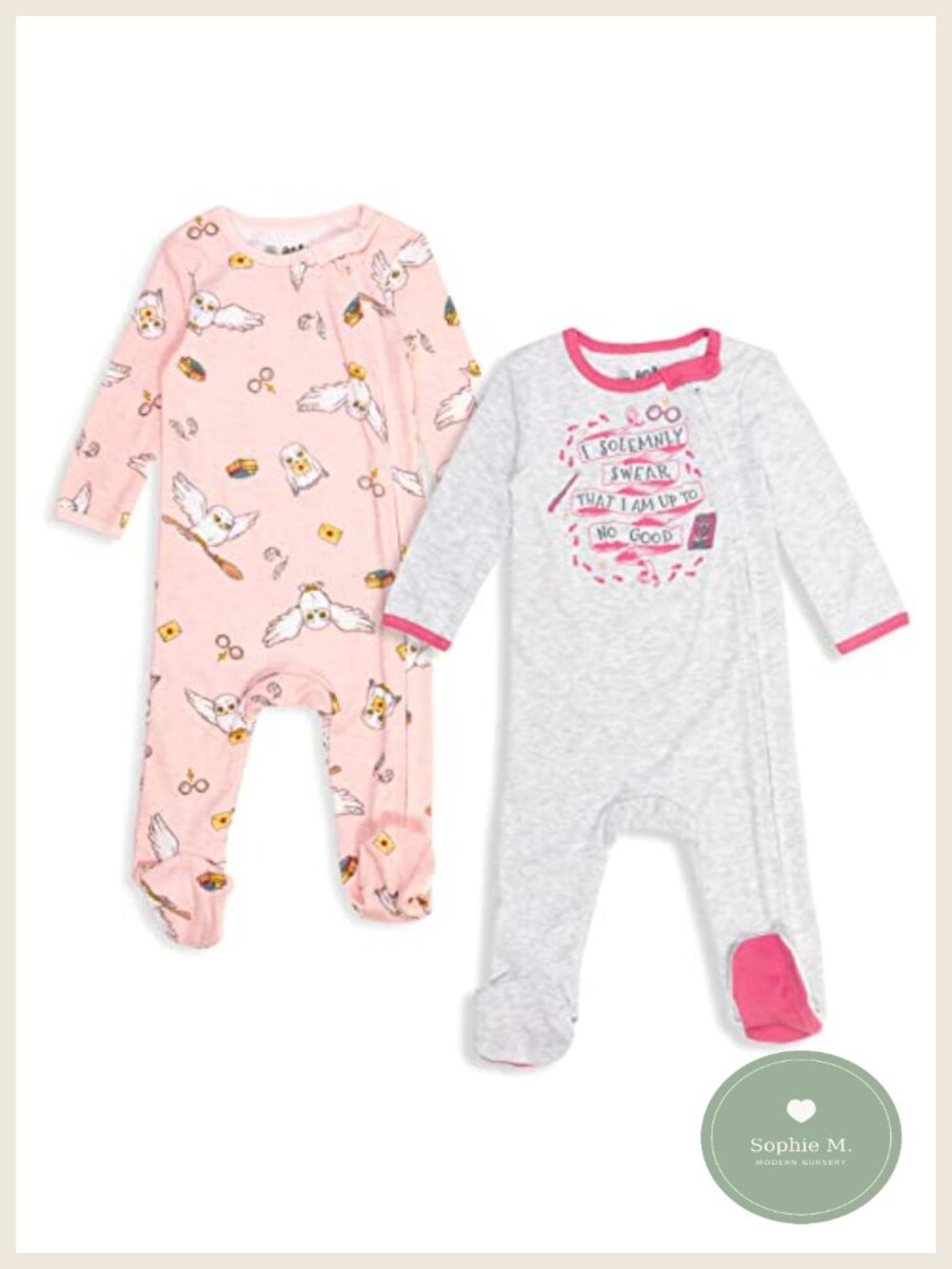 Harry Potter Infant Girls Long Sleeve Sleep n Play Footie